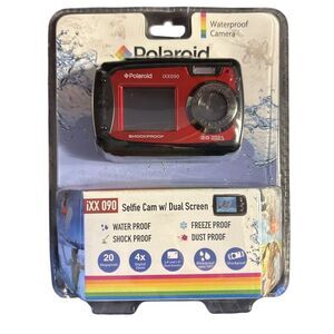 POLAROID-IXX090 Shock & Waterproof 20MP Digital Portable Handheld Camera‎ - Red